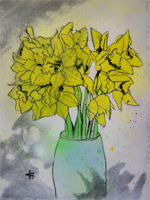 sárga nárcisz / narcissus pseudonarcissus – Földi Viktor