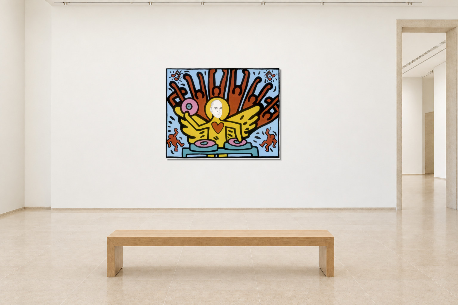 DJ Palotai hatalmas partit tol a mennyben Keith Haring műtermében   – drMáriás