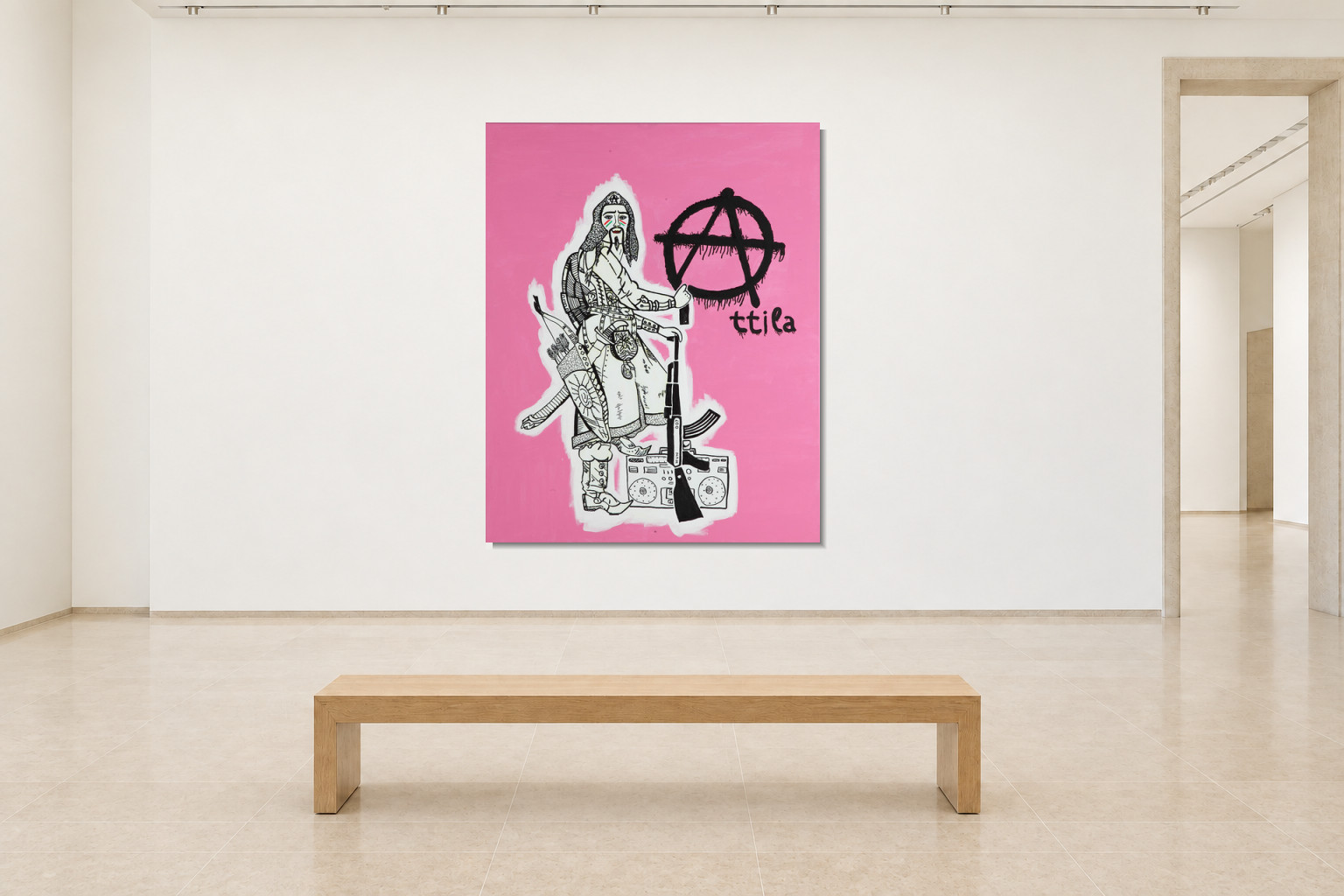 Attila Banksy műtermében – drMáriás