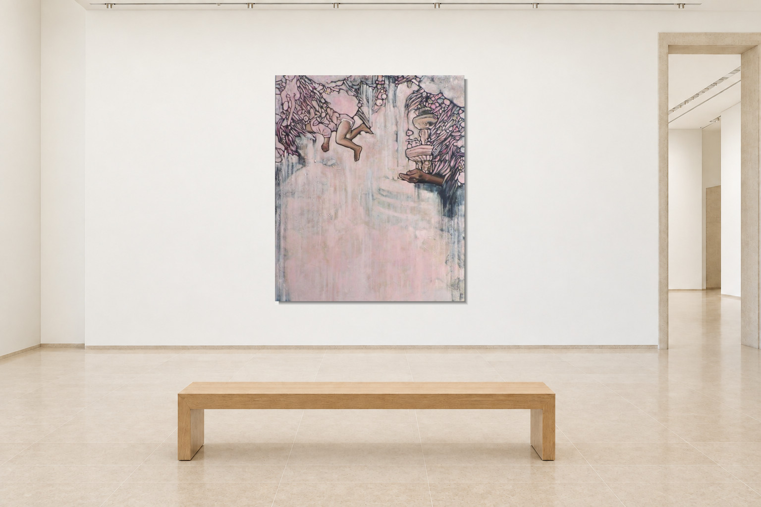 COTTON CANDY PURE LAND – triptichon (közép) – Gáspár Annamária