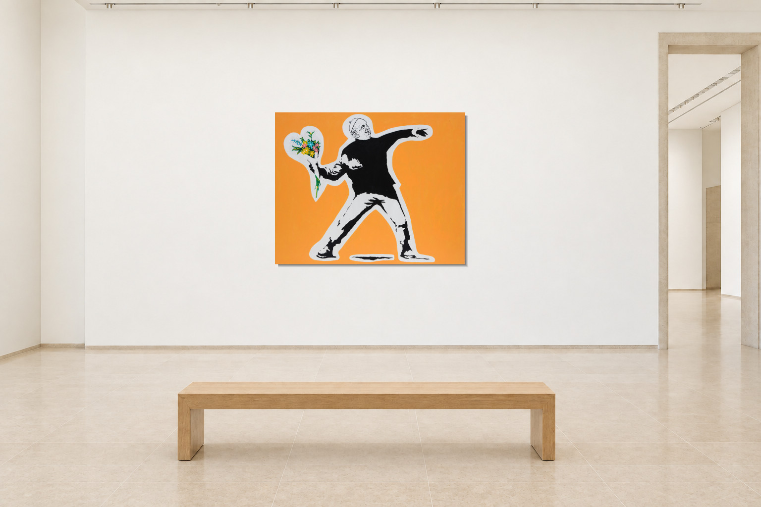 Ferenc pápa a vallási fanatizmus ellen tüntet Banksy műtermében – drMáriás
