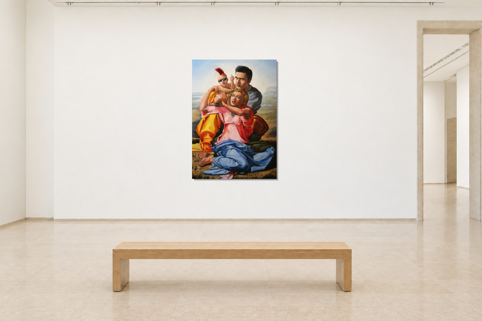 A modern család Michelangelo műtermében – drMáriás