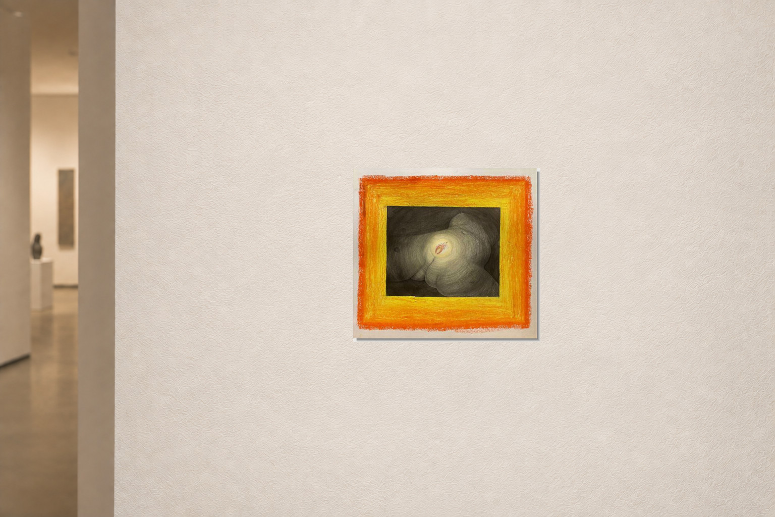I could call it big bang, but I know I have bad humour (hommage á Courbet) – Kovács Réka Vörös