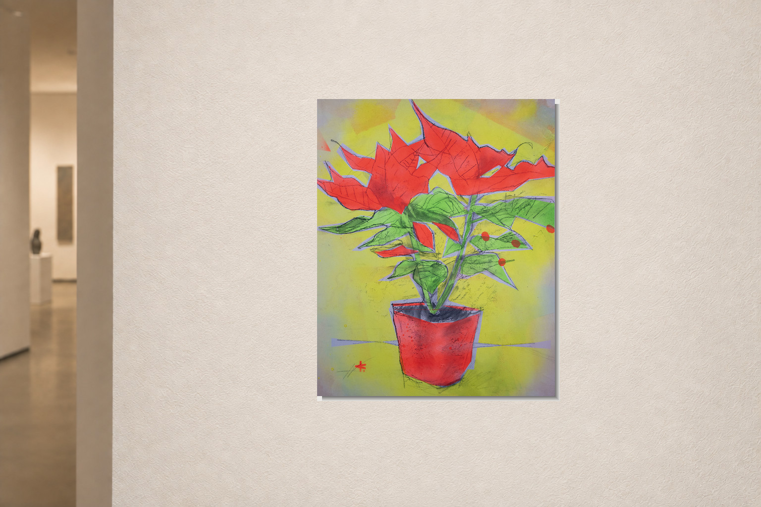 mikulásvirág  / euphorbia pulcherrima / II. – Földi Viktor